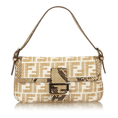 fendi double sided bag|fendi baguette second hand.